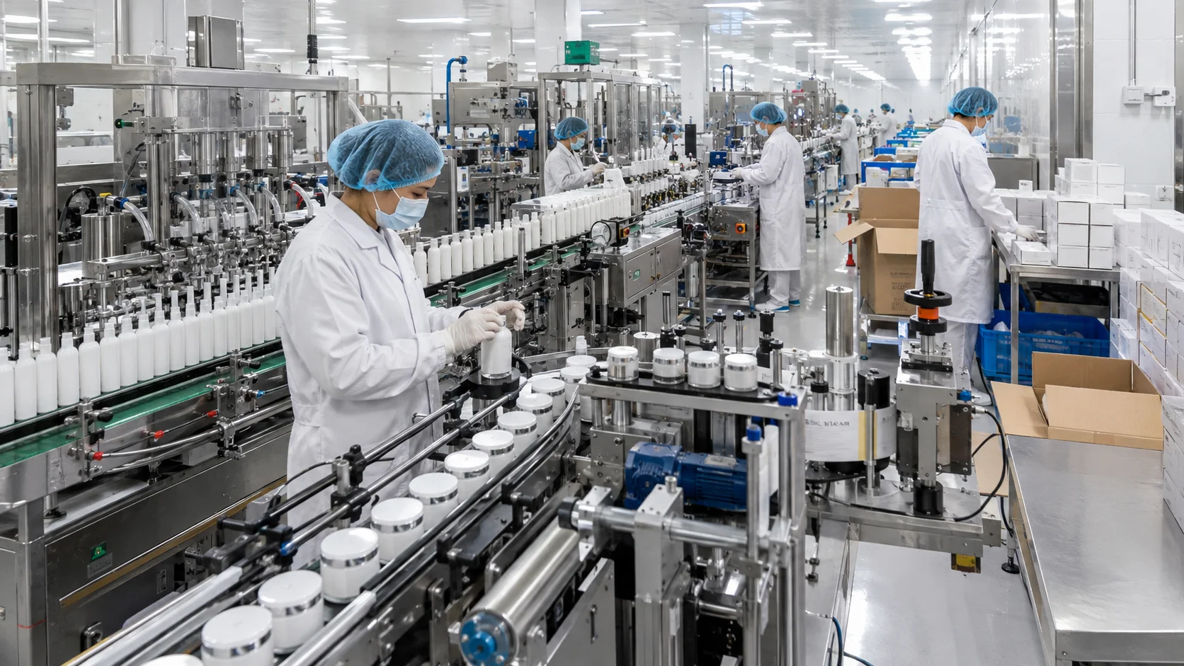 Cosmetics production line